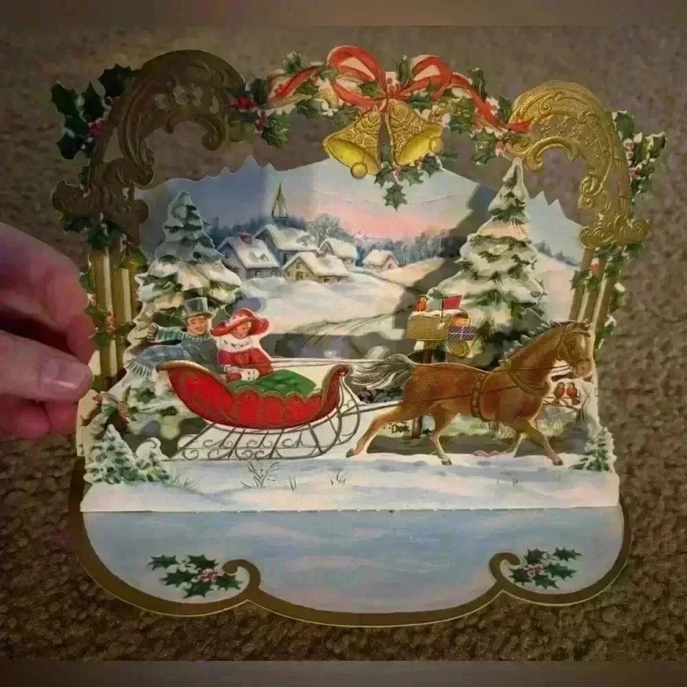 Vintage Hallmark Christmas Card - Picture 3 of 8